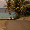 Plage de petite rivère à Baie Mahault